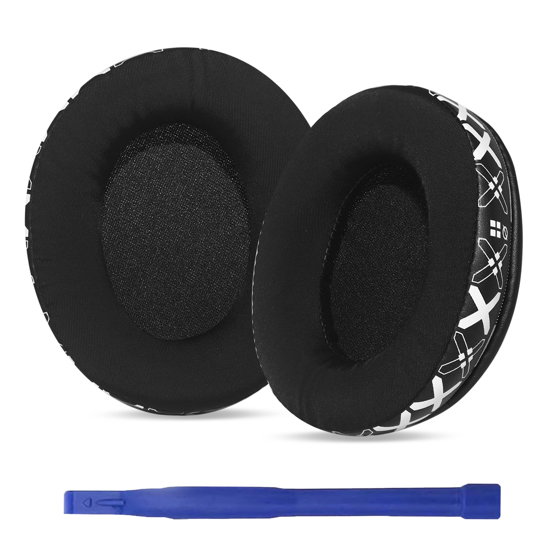 HyperX Cloud 2 Earpad Ice Silk Cloud Alpha Ear Pad, Upgrade Protein Leather Ear Cushion Replacement for HyperX Cloud Stinger/Cloud Flight/CloudX/Cloud