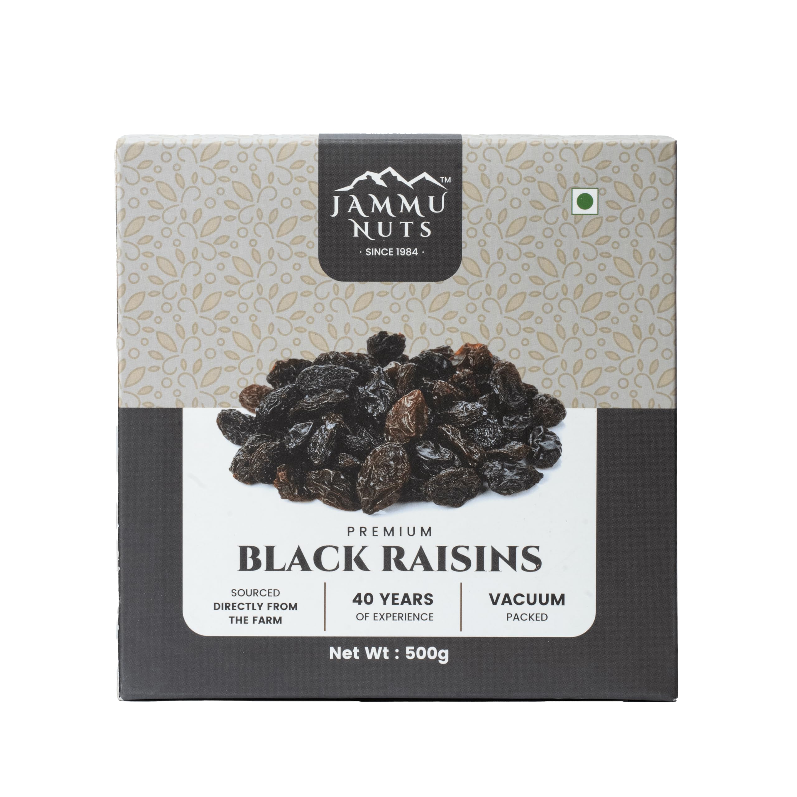 Jammu Nuts 100% Natural & Premium Black Raisins 500g (seedless) | Kali Kishmish | Munakka Dry Fruits | Delicious & Healthy Snack, Rich in Fiber, Iron, Calcium & Boosts Immunity | Jumbo size (B0D8WN75QH) Amazon Price History, Amazon Price Tracker