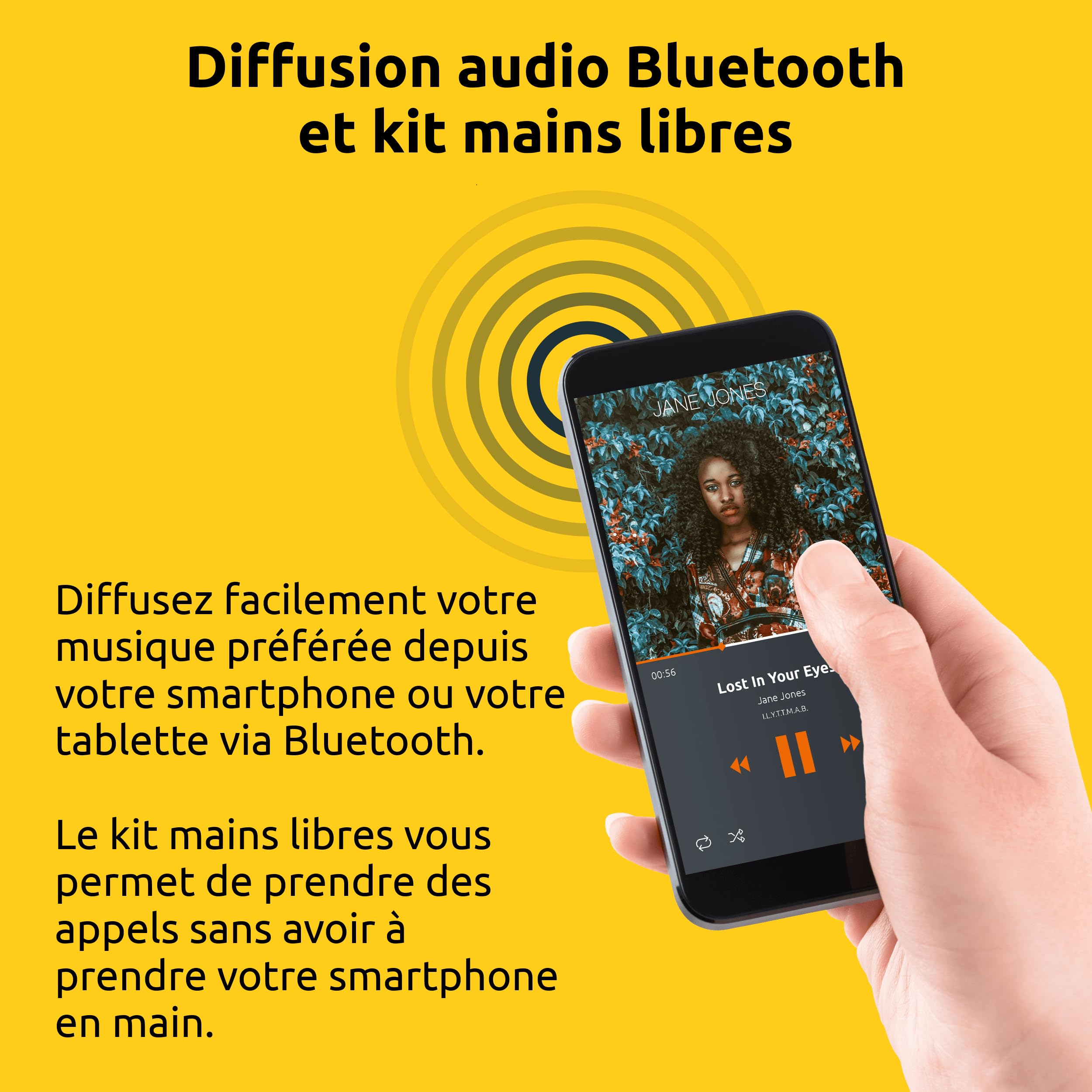TechniSat Viola Radio Prise Murale – Radio FM Compact à Brancher (Bluetooth, Kit Mains Libres, Boutons de contrôle Direct, 30 présélections, Haut-Parleur Mono 1,5 W) Blanc | Bluetooth, mains libres, boutons de contrôle rapproché, 30 mémoires favoris, haut
