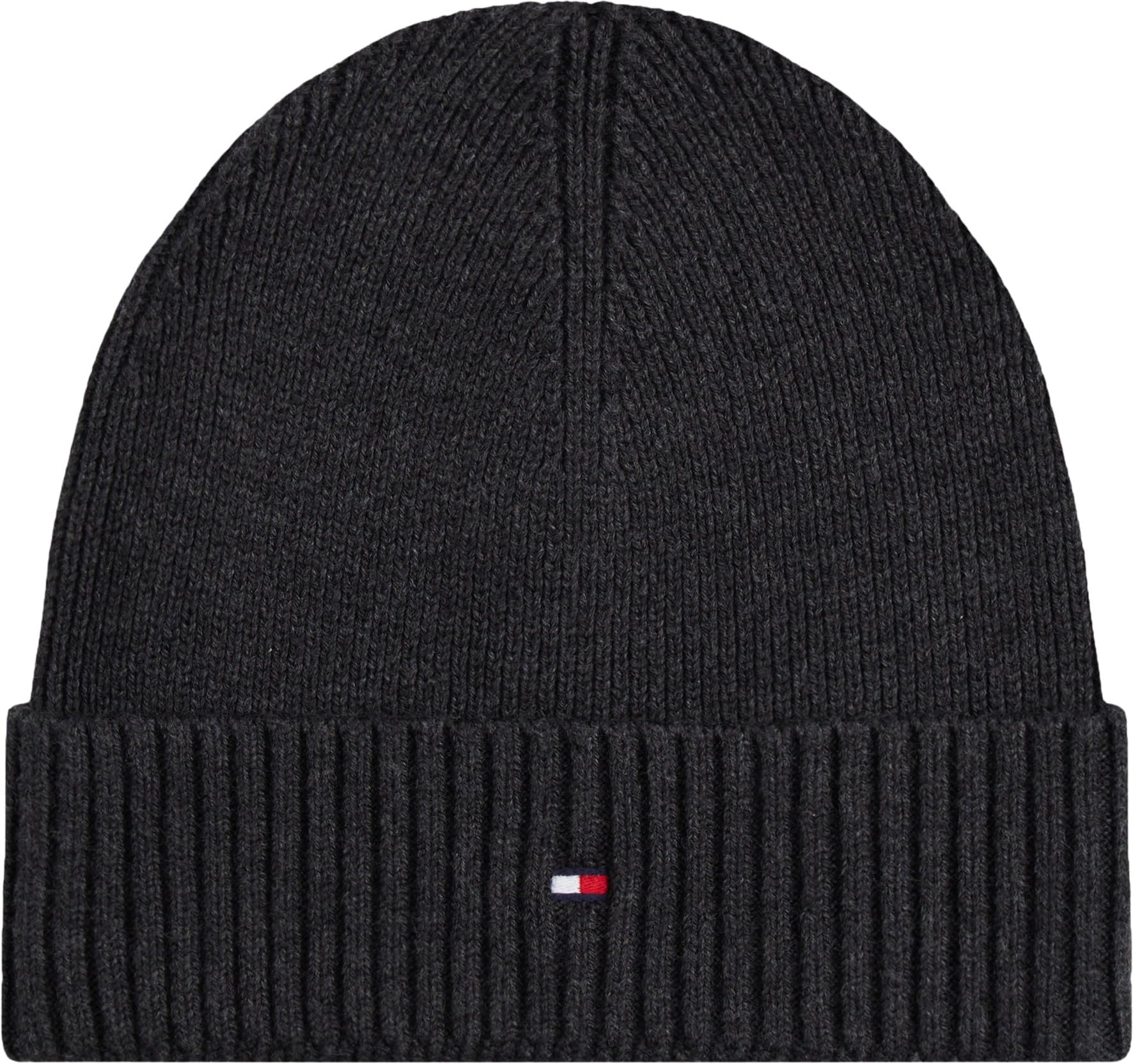 Tommy Hilfiger Strickmütze Beanie – Mehrfarbig, Charcoal Gray