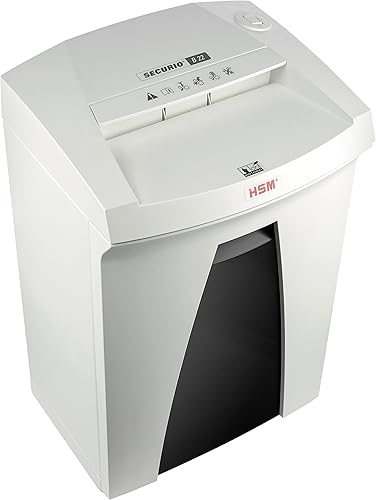Miniatura 5 de HSM SECURIO B22c, trituradora de 12-14 hojas, corte transversal, capacidad de 8.7 galones