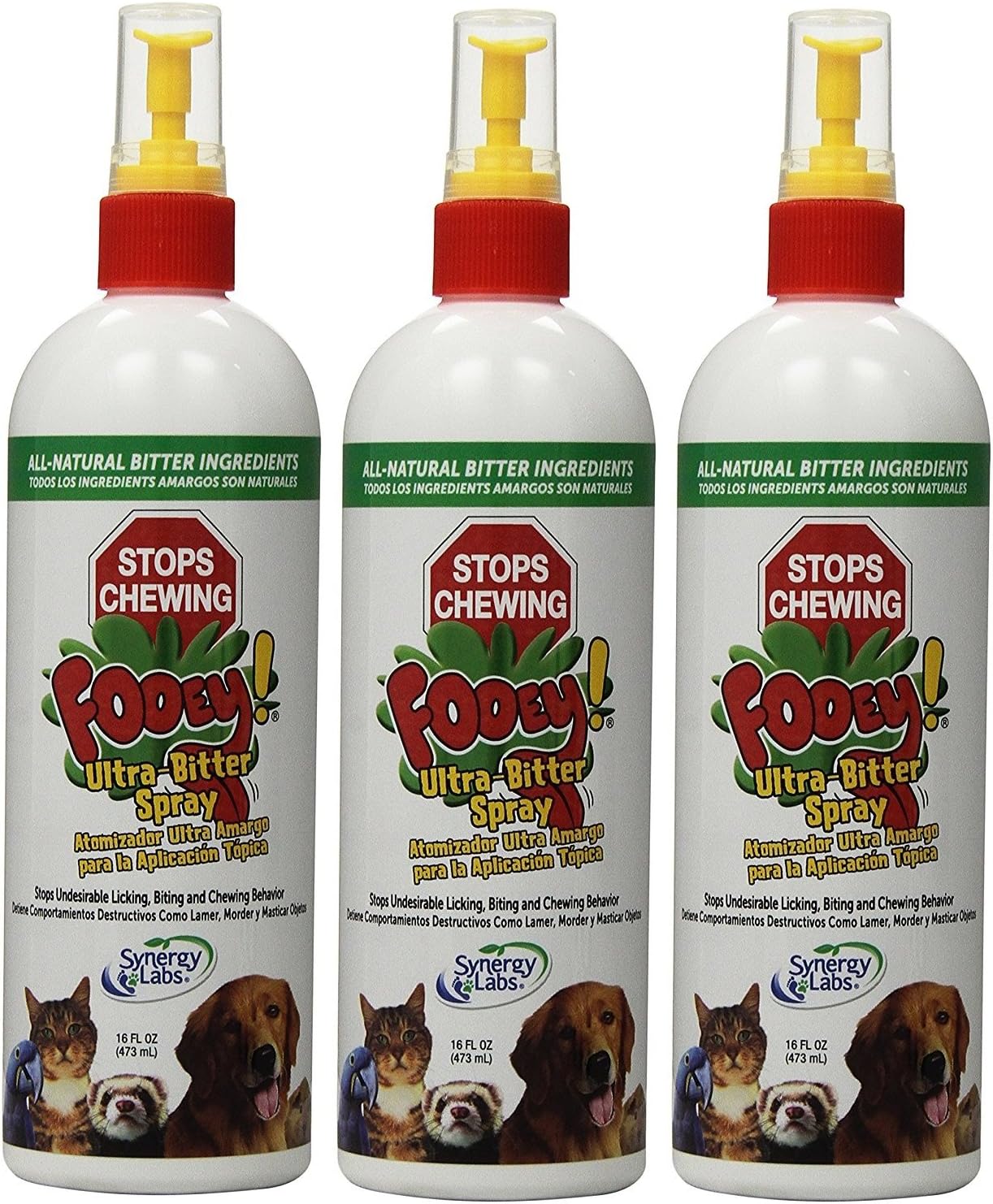 SynergyLabs(3 Pack) Fooey Bitter Training Aid 16 Oz.3