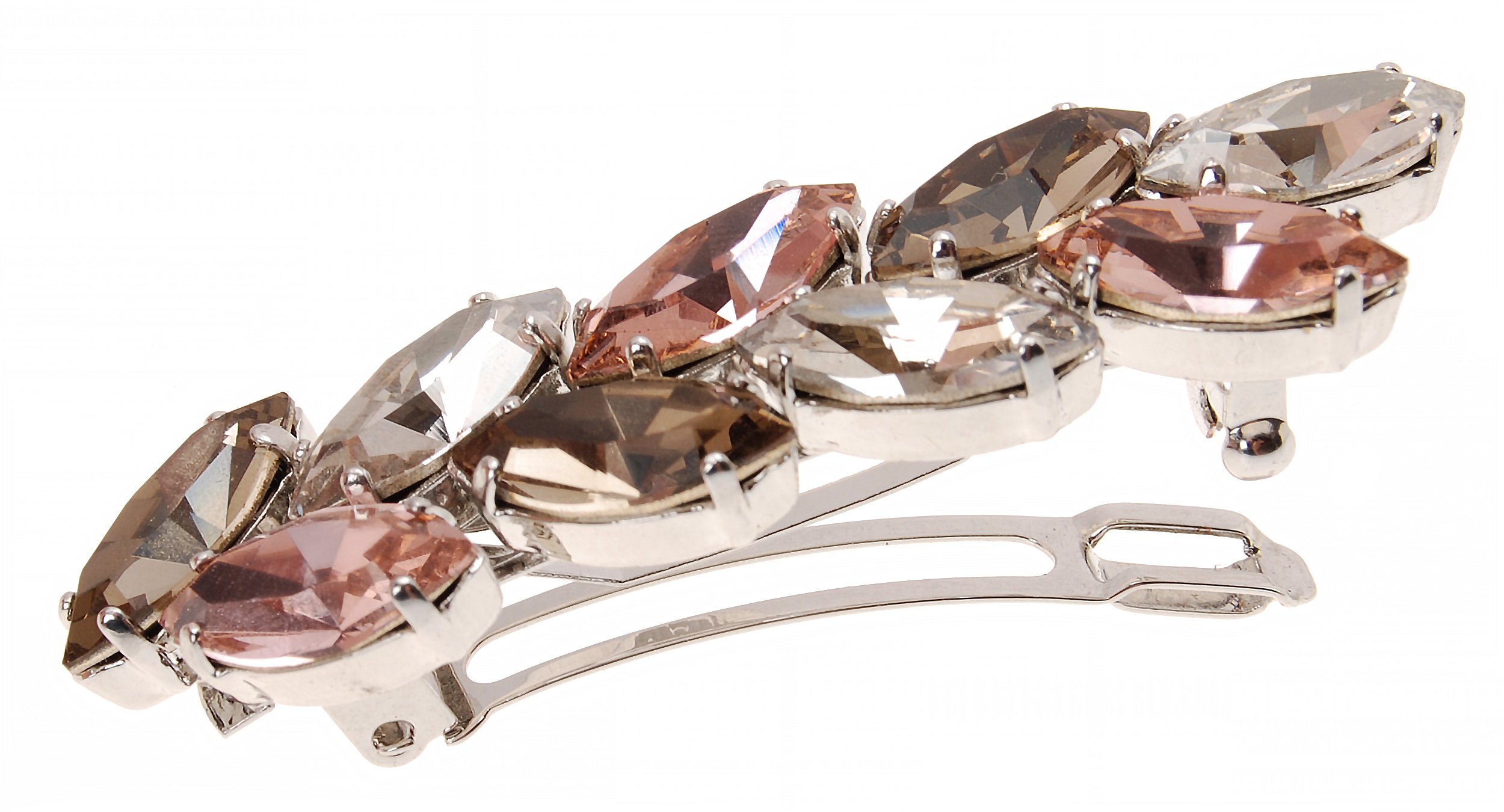 Amazon.com : L. Erickson Small Ivy Crystal Barrette 