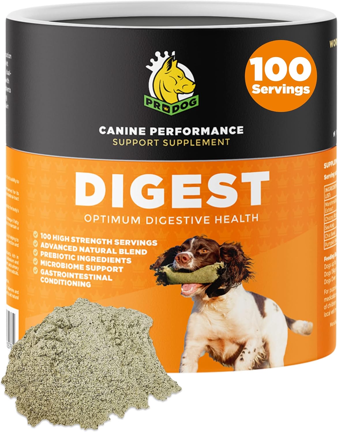 ProDog Digest Gut Health & Fibre Supplement for Dogs 100 Servings