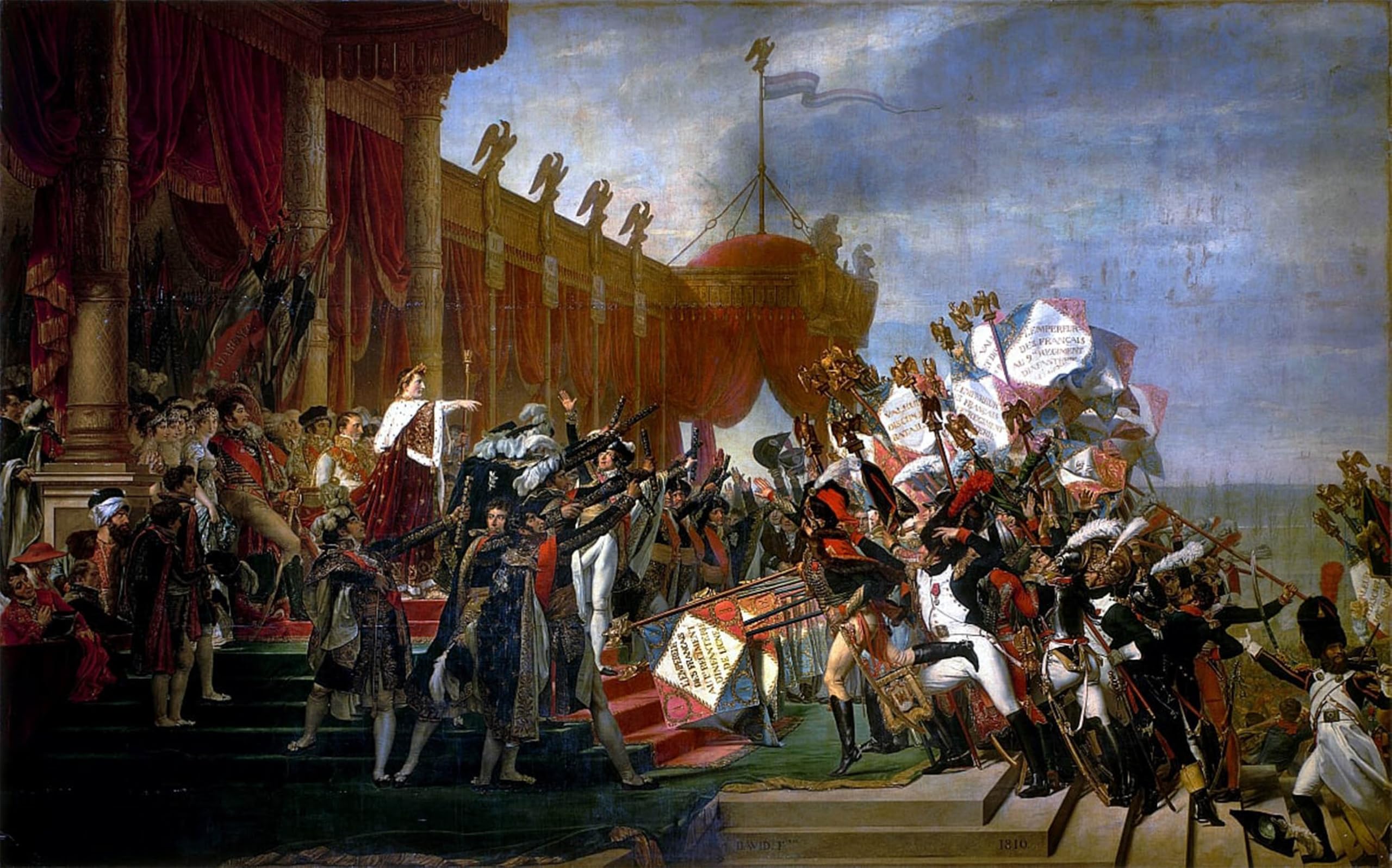 Impressions d'art Mural le Serment à l'Empereur Jacques Louis David 60x90 - 5