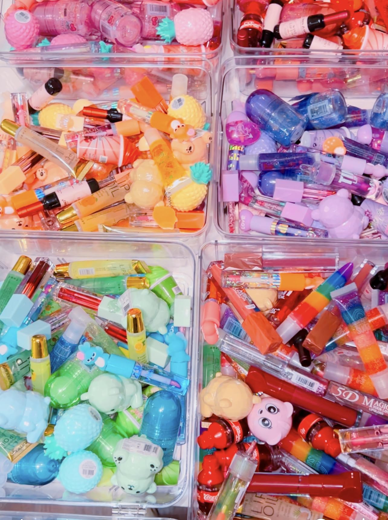 Generic LIPPIE BAG (lip gloss & lip balm lippie mixed bag lip) 5 mixed Products