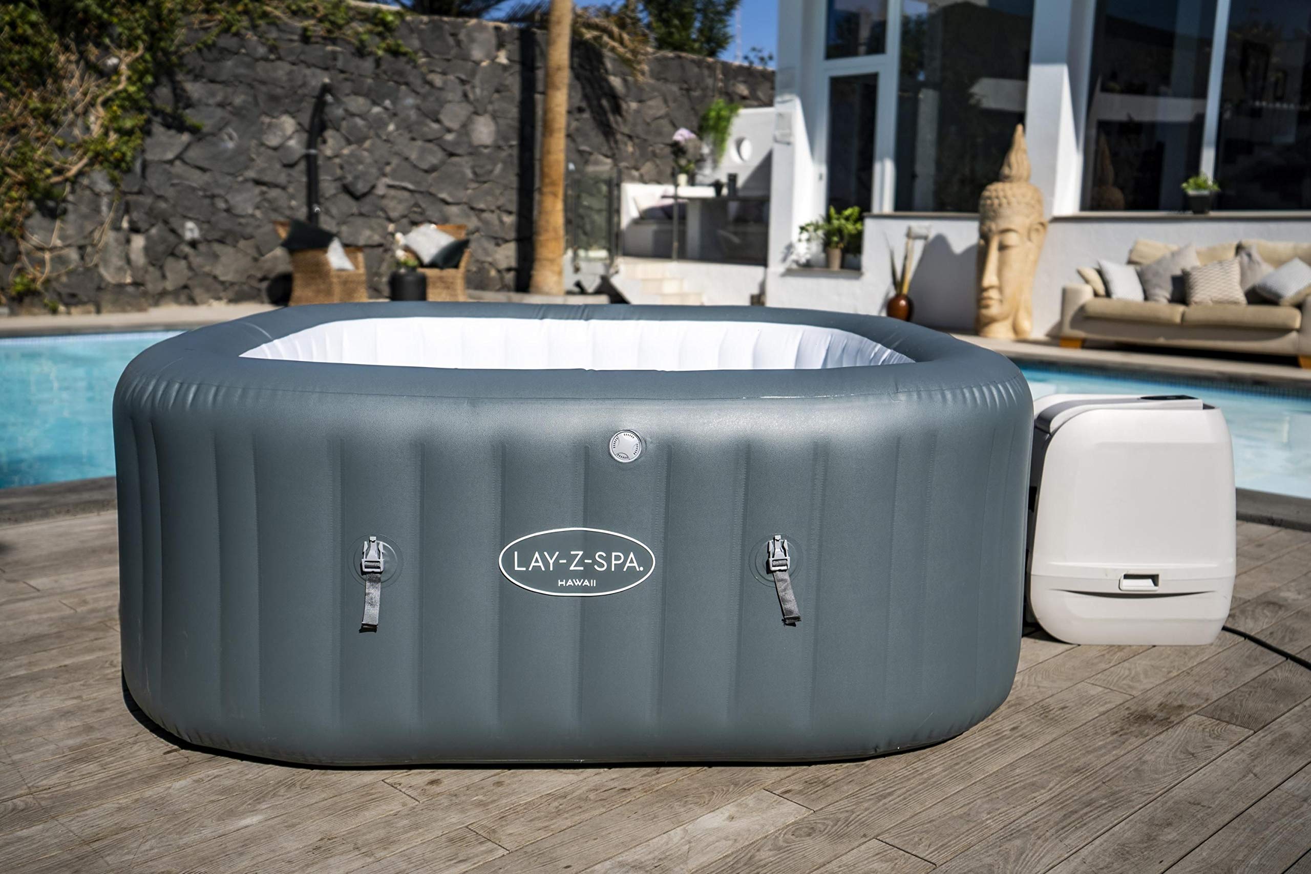 Bestway 60031 Minipiscina idromassaggio gonfiabile Hawaii Lay-Z-Spa HydroJet Pro