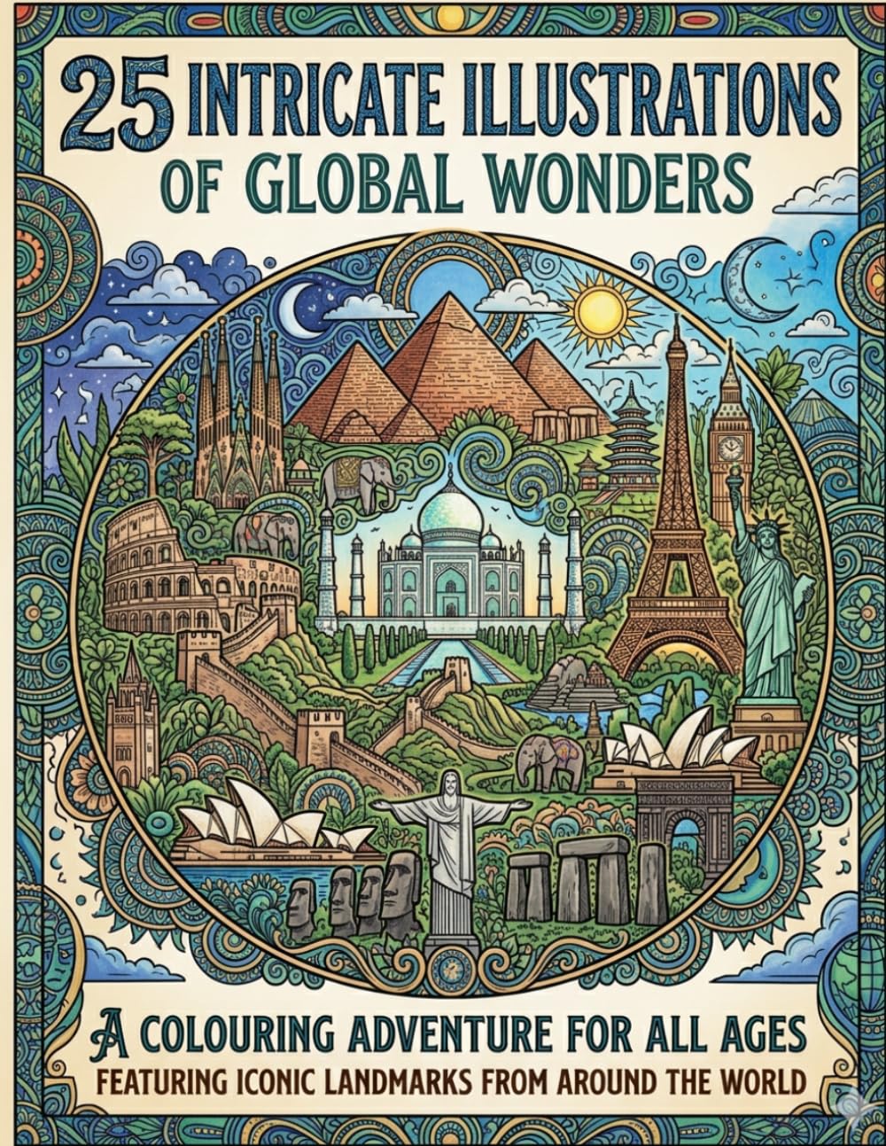 25 Intricate Illustrations of Global Wonders I For Travel Lovers