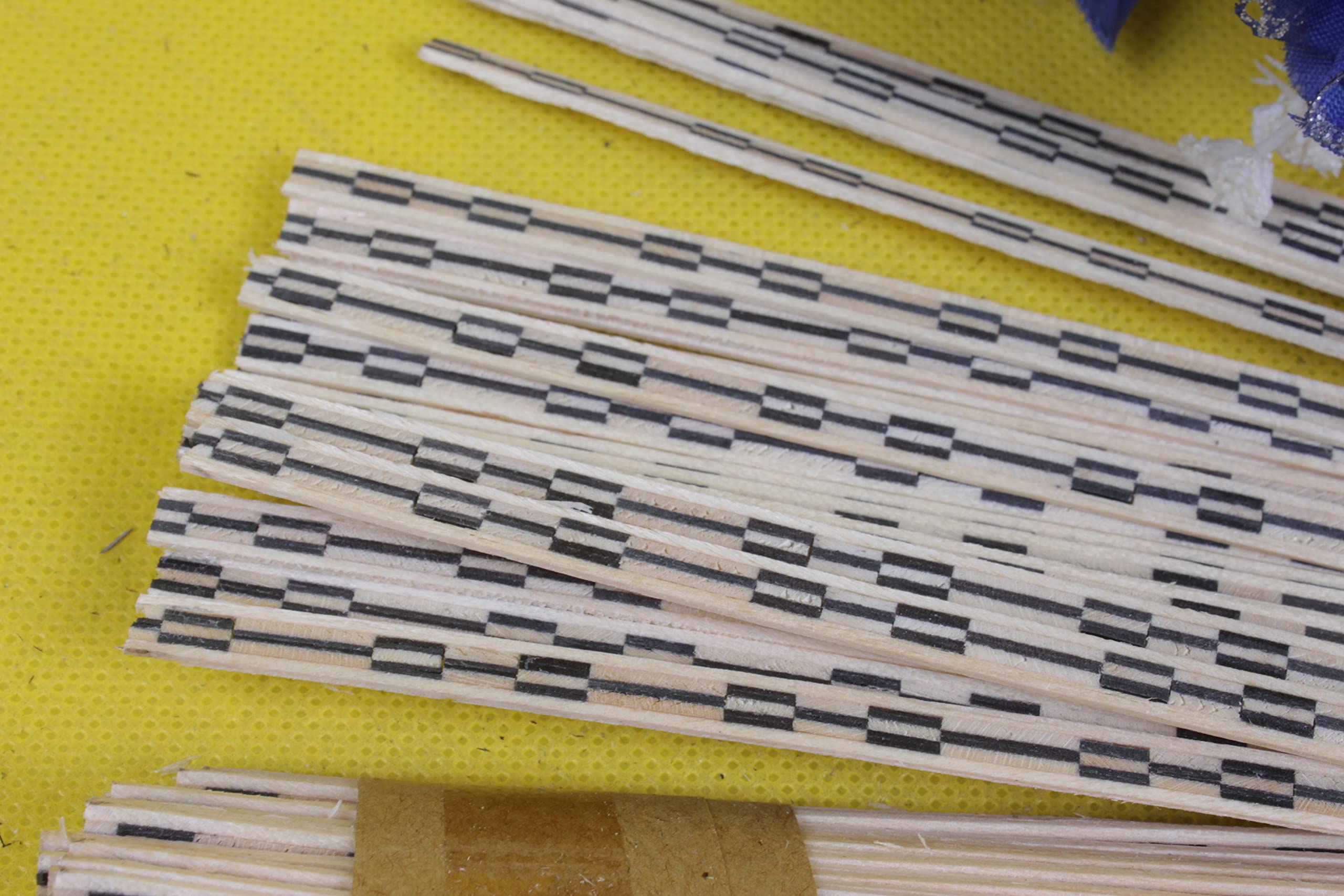 25pcs guitar Strip LUTHIER Purfling Binding MARQUETRY Inlay New Guitar parts 640x5x1.0mm #80