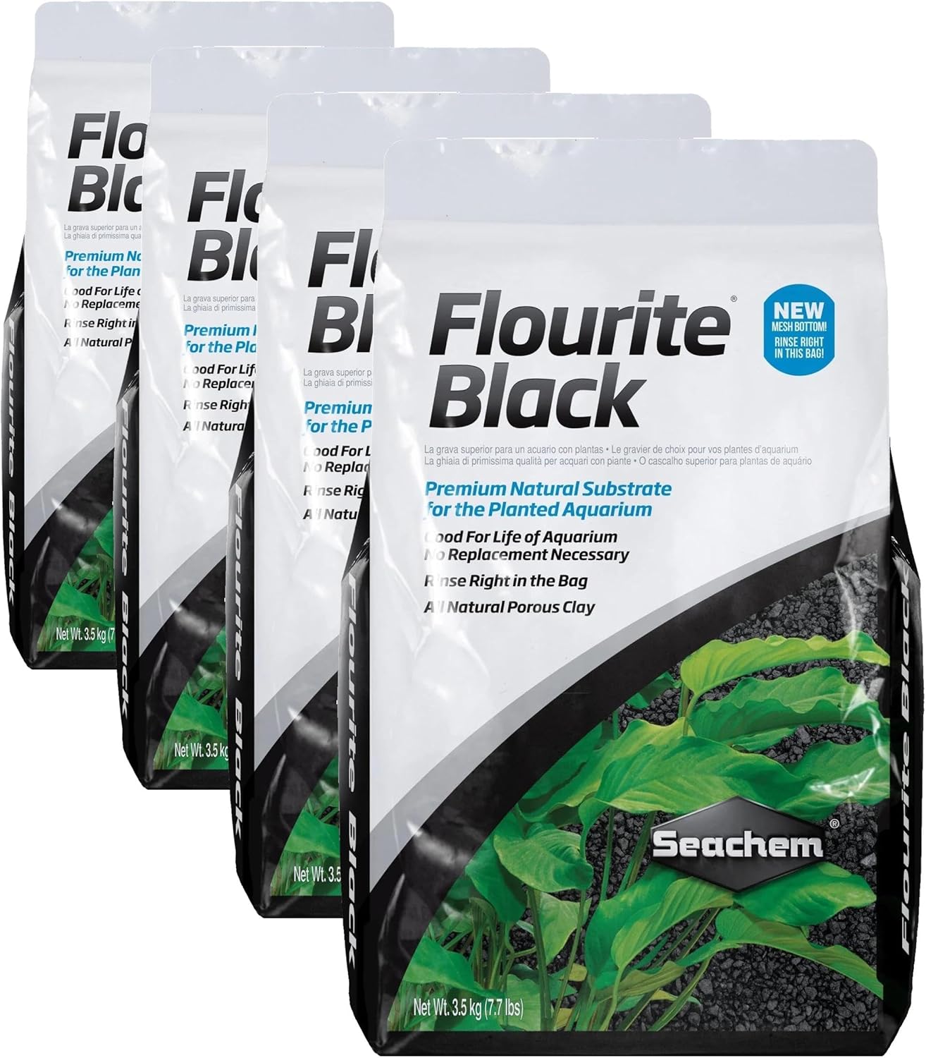 Seachem Flourite Black Clay Gravel, 7.7 lb
