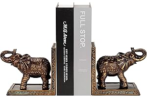 Enliven Your Space with Majestic Elephant Bookends