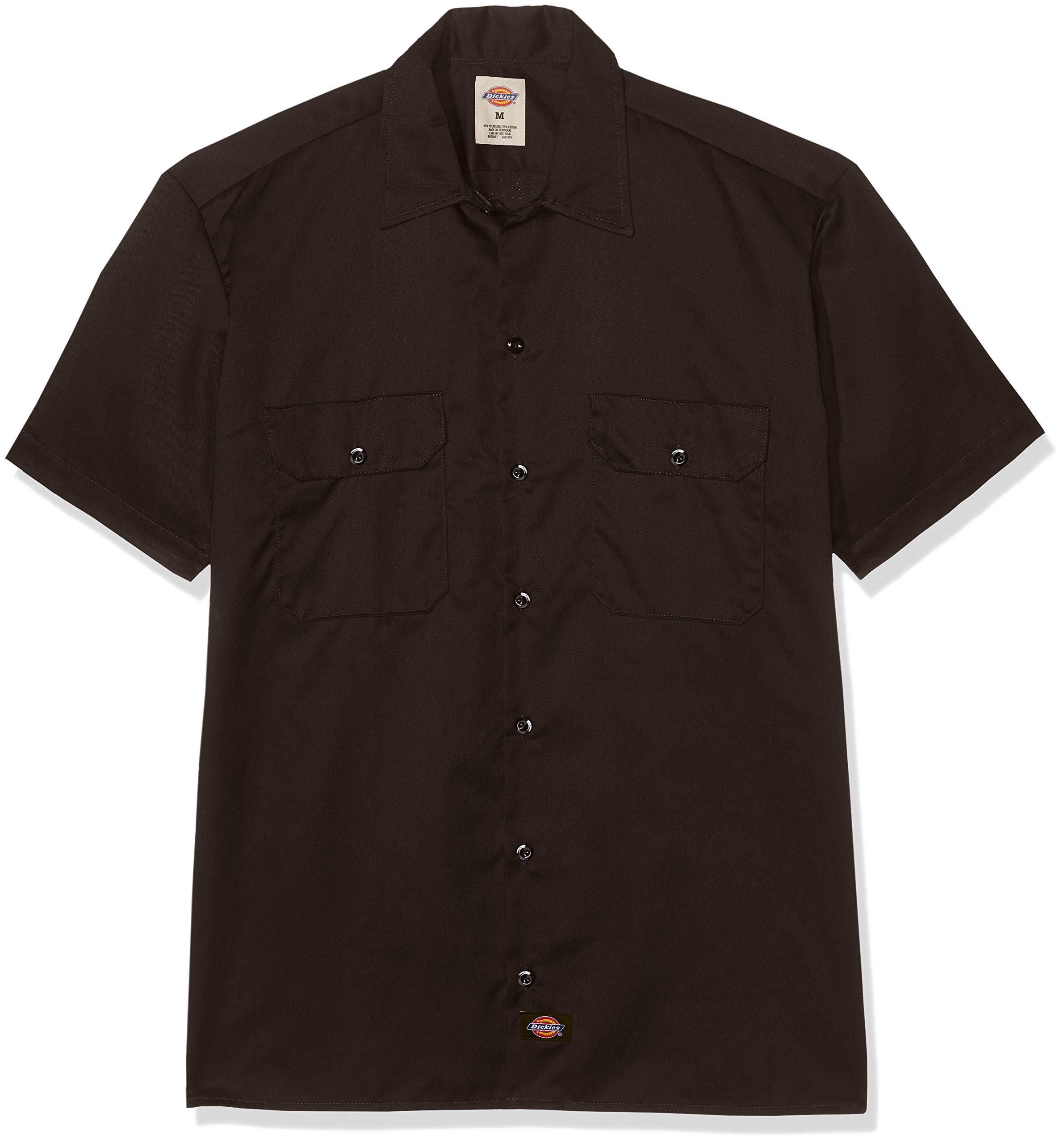 DickiesMen’s Short Sleeve Work Shirt – Durable Twill Button Down Shirts for  Men, Lightweight Uniform for Daily Wear