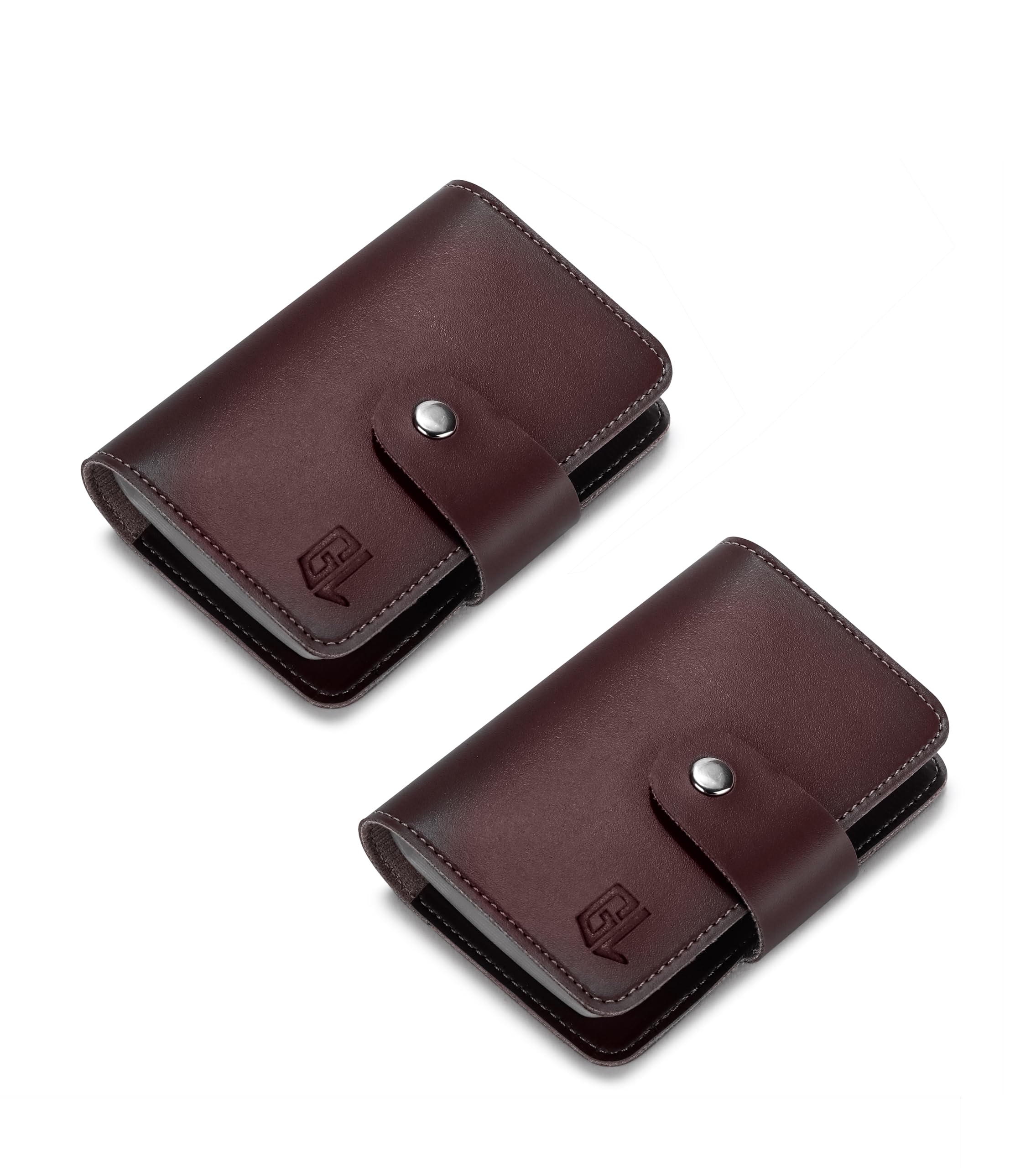 geelark Premium Card Holder | Brown Set 2 | 24 Card Slots | Credit/Debit/ATM Card Holder-picture-56