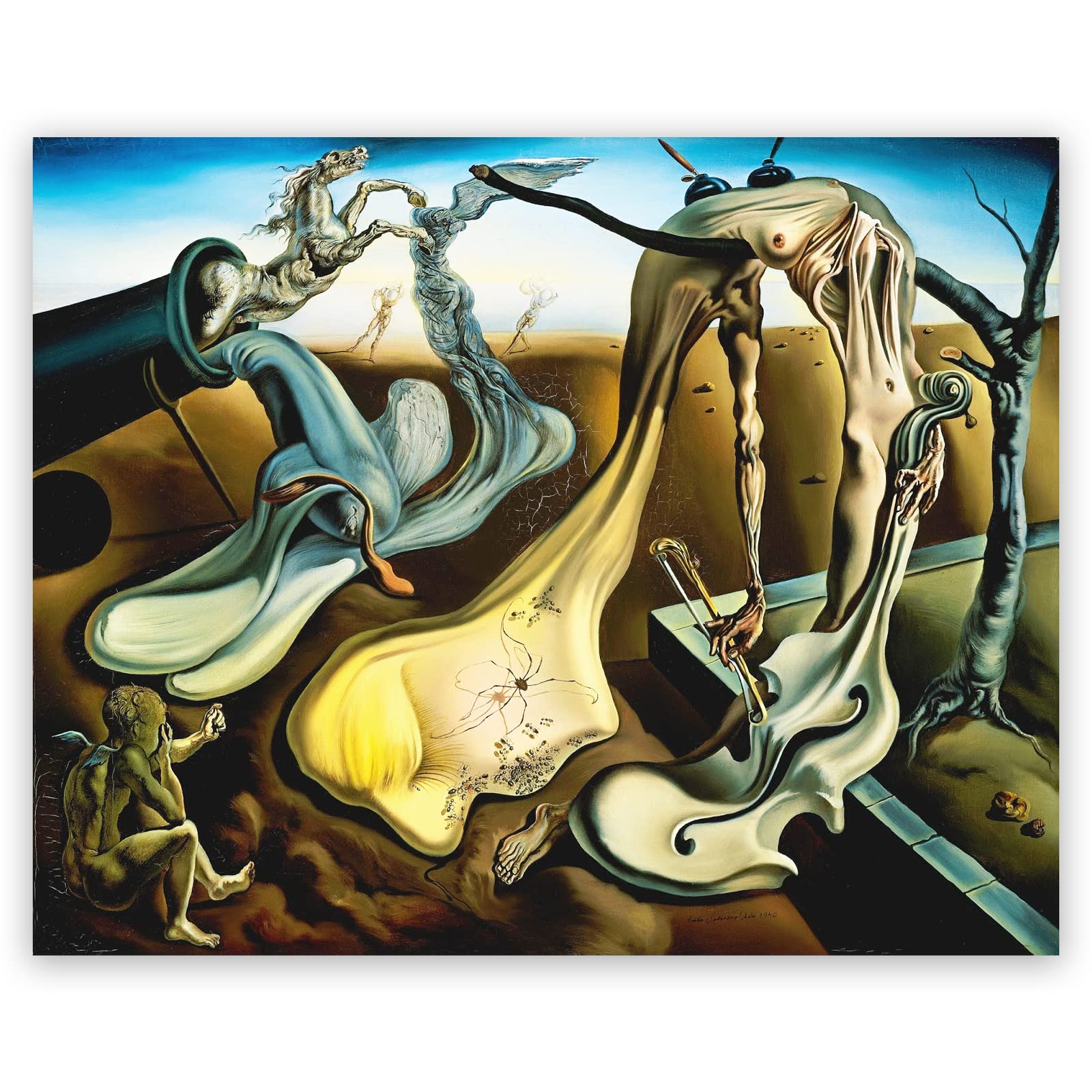 Amazon.com: KWAY Salvador Dali Wall Art Prints - Spider of The