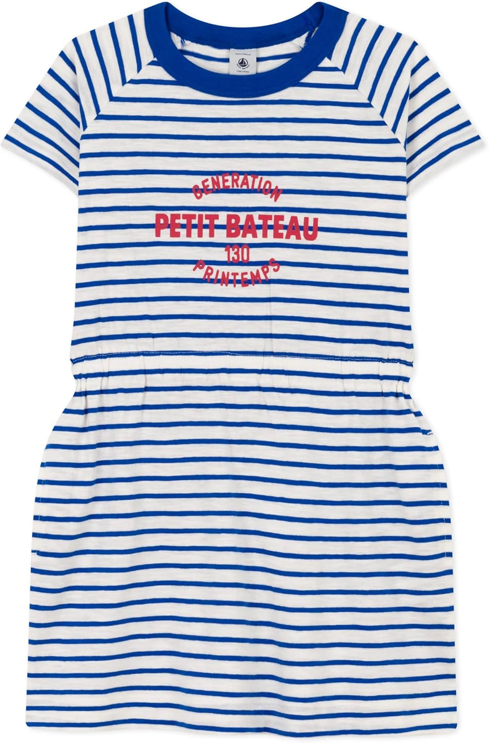 [プチバトー] プチマリニエール半袖ワンピース A06V3B