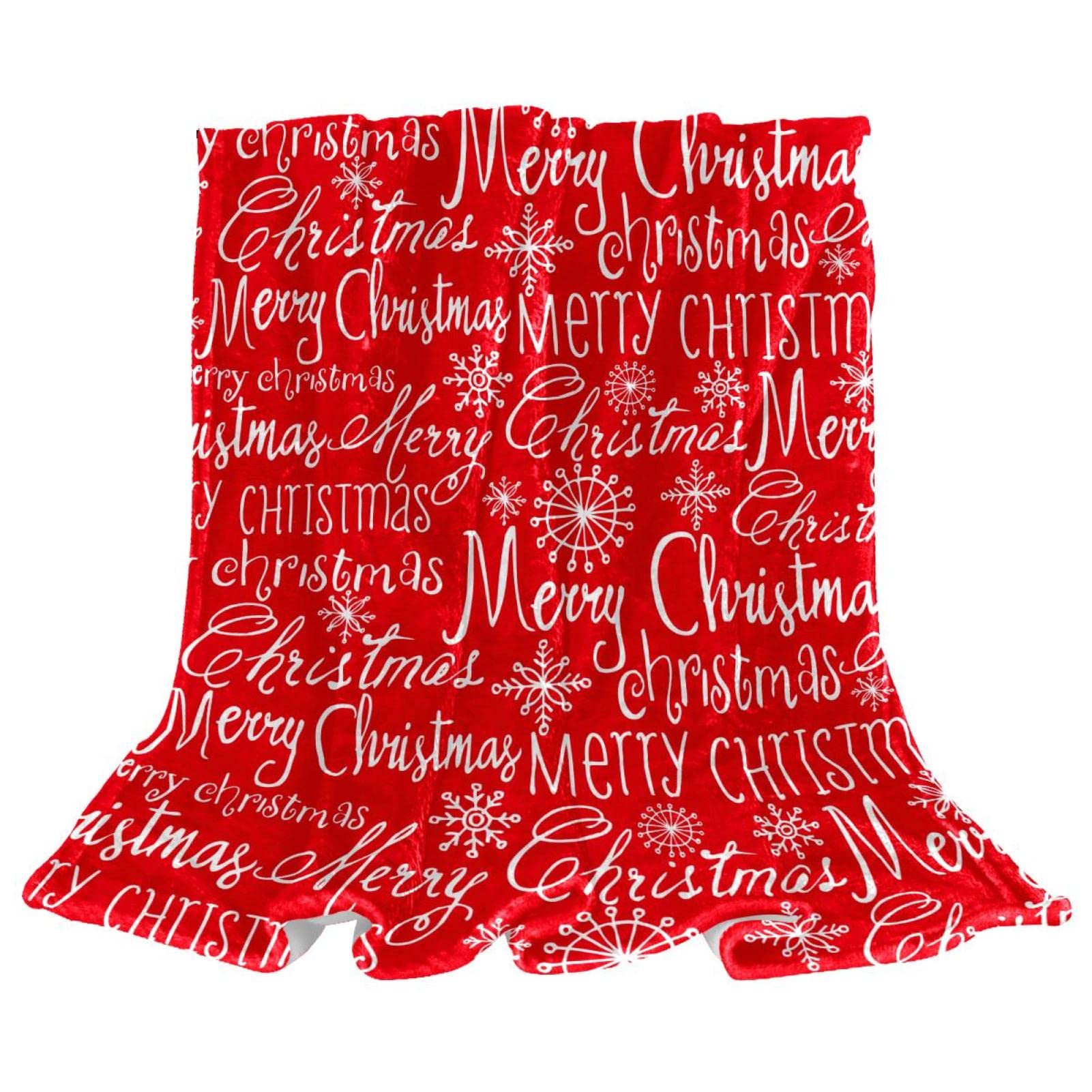 Coperta di tiro del pile del modello di Natale per il divano leggero della peluche sfoc