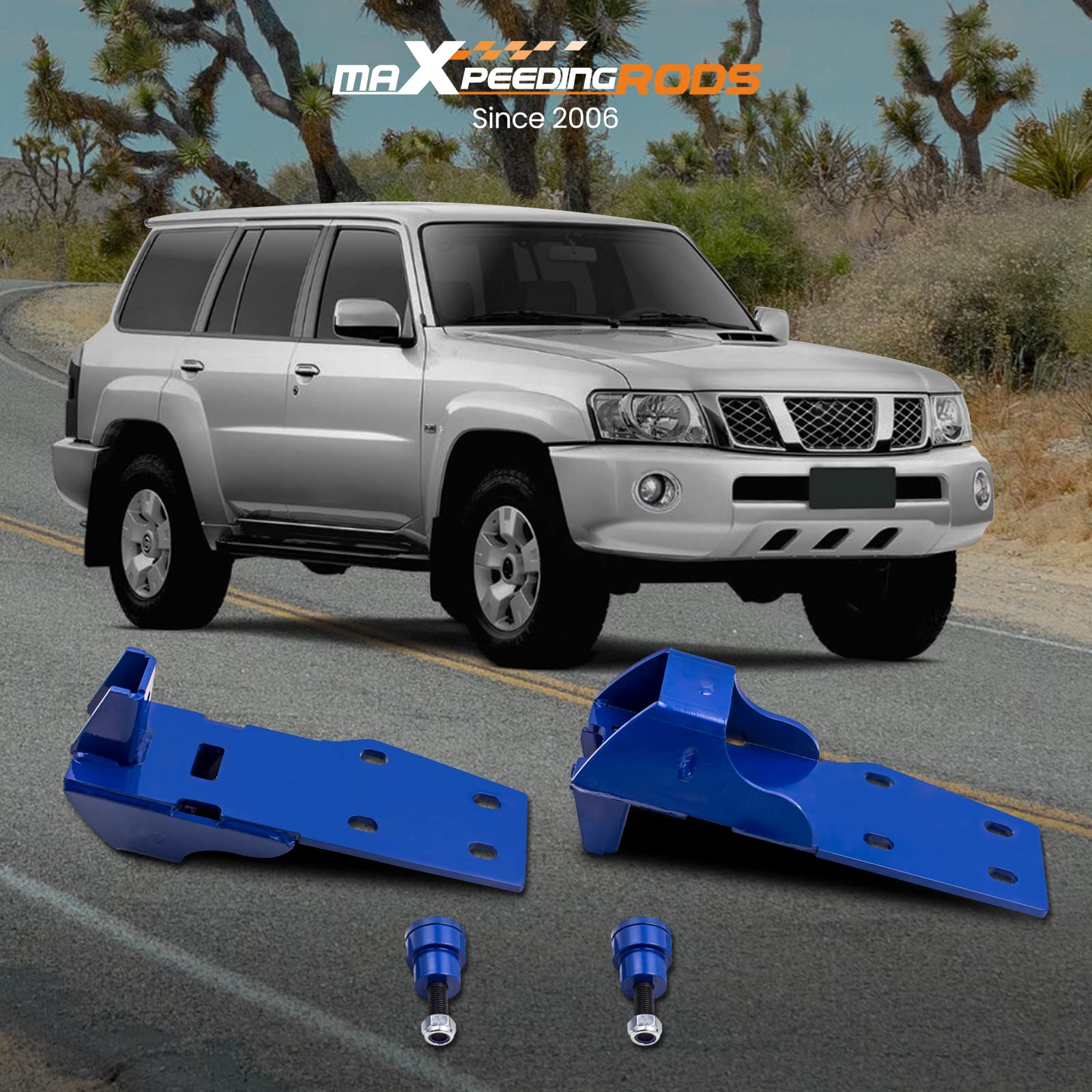 maXpeedingrods 3"-5" sospensione Dropbox per Nissan Patrol GU GQ Y60 Y61, kit di sollevamento, kit di sollevamento