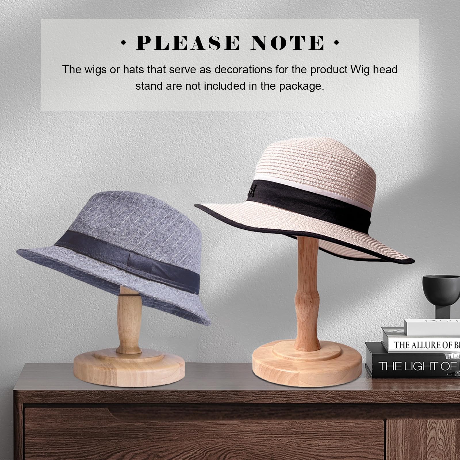 Amazon｜CHADWICK 帽子スタンド 木製 ナチュラルカラー Mサイズ 高さ