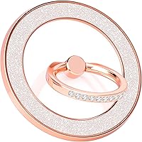 Vista 7 de Soporte transparente de anillo para teléfono celular, con sujetador de dedo y rotación de 360 grados