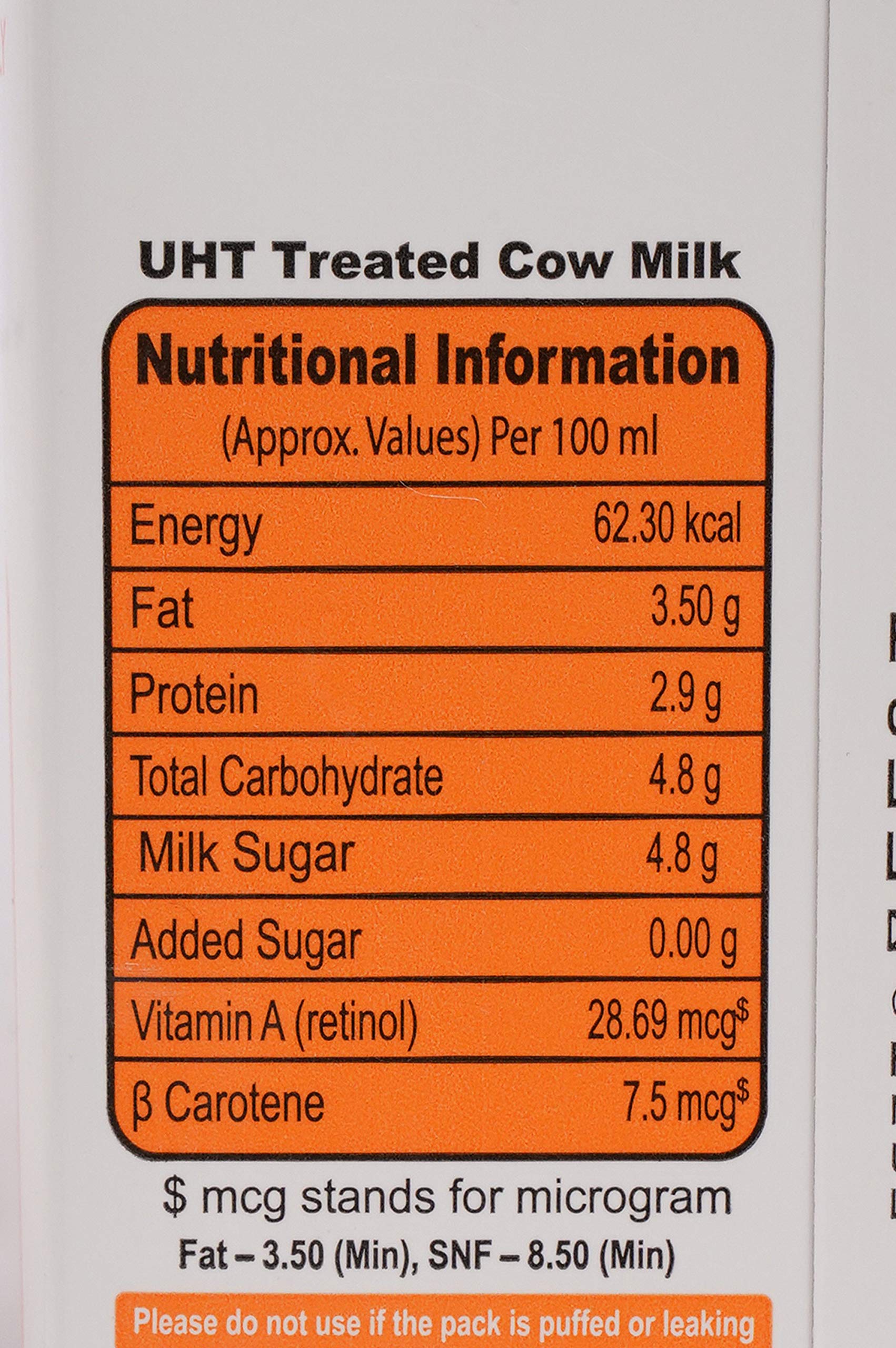 Patanjali UHT Cow Milk Terta Pack, 1 L Buy Online in UAE at desertcart