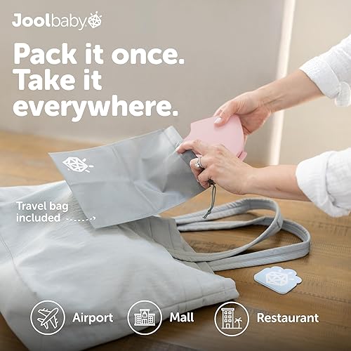 Vista 7 de Jool Baby Asiento plegable de entrenamiento para ir al baño para niños pequeños, se adapta a inodoros redondos y ovalados, ventosas antideslizantes