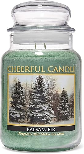 A Cheerful Giver - Vela perfumada en tarro de vidrio con tapa y fragancia fiel a la vida fabricada en Estados Unidos
