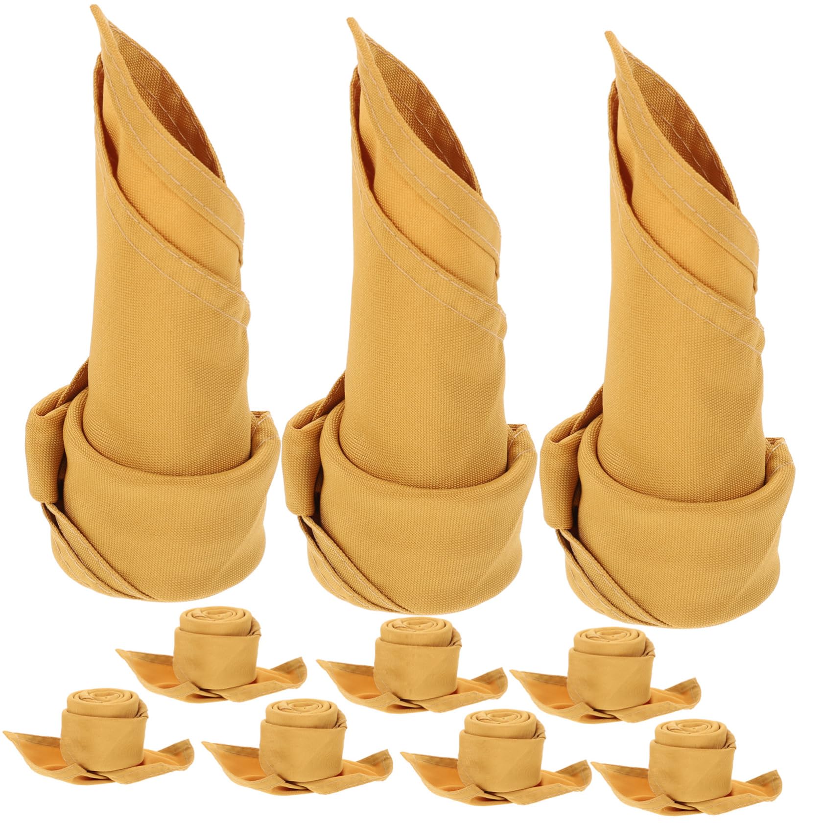 Serviettes de table lavables réutilisables lot de 10 Cabilock tissu résistant