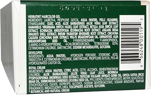 Miniatura 2 de Herbatint 5R Kit de gel permanente de color castaño cobrizo claro a base de hierbas - 3 por caja.