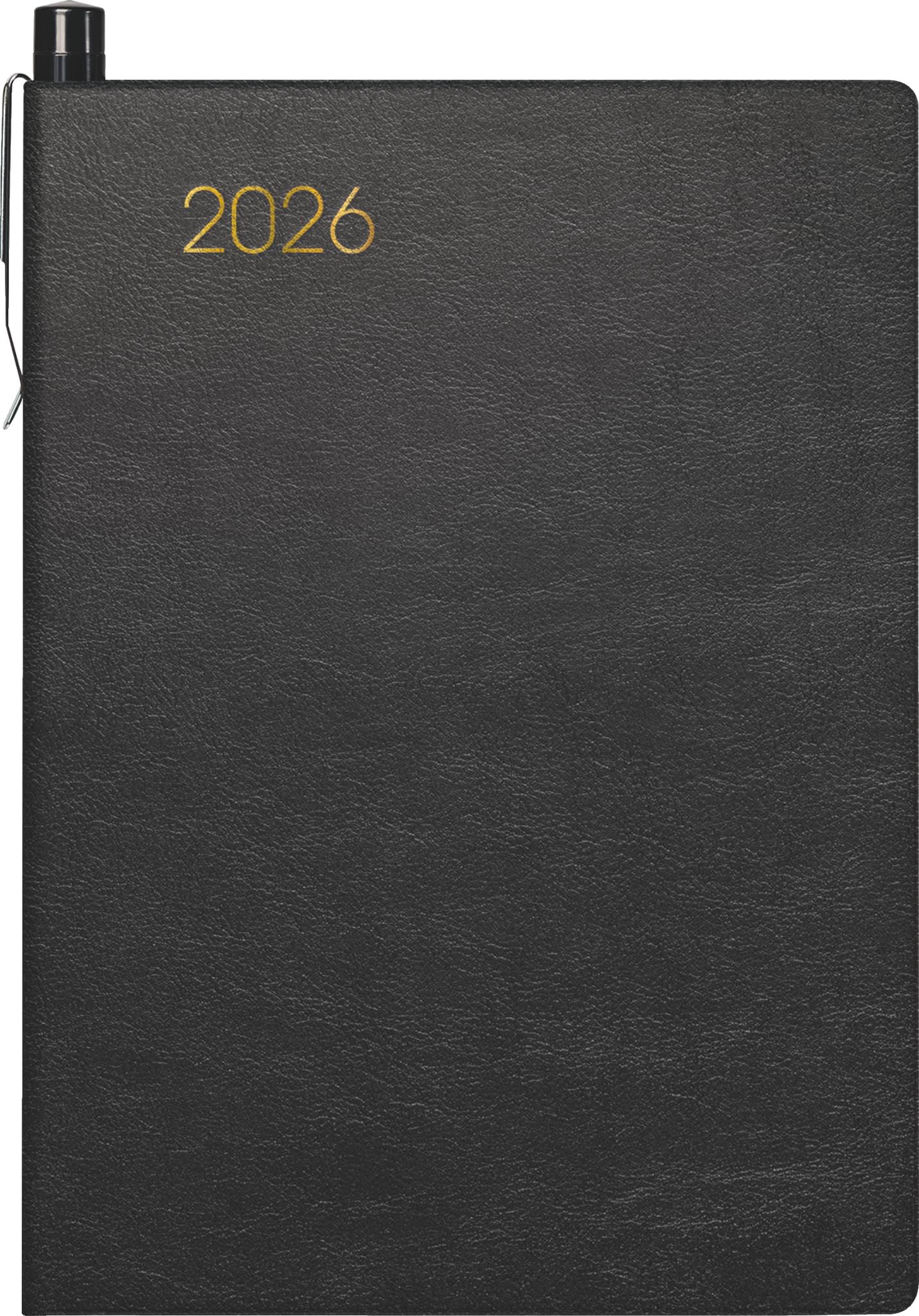 BRUNNEN Taschenkalender Mod. 723 '26 | A7, Kunstleder, schwarz