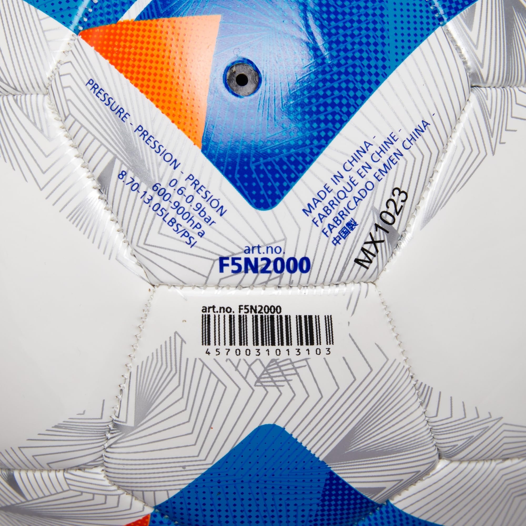 Molten Vantaggio 2000 - Pallone da calcio Soft Touch | Pallone da allenamento di alta qualità | Imbottitura spessa 6 mm in schiuma con aggiunta morbidezza | Godetevi la velocità | Pelle PU liscia |
