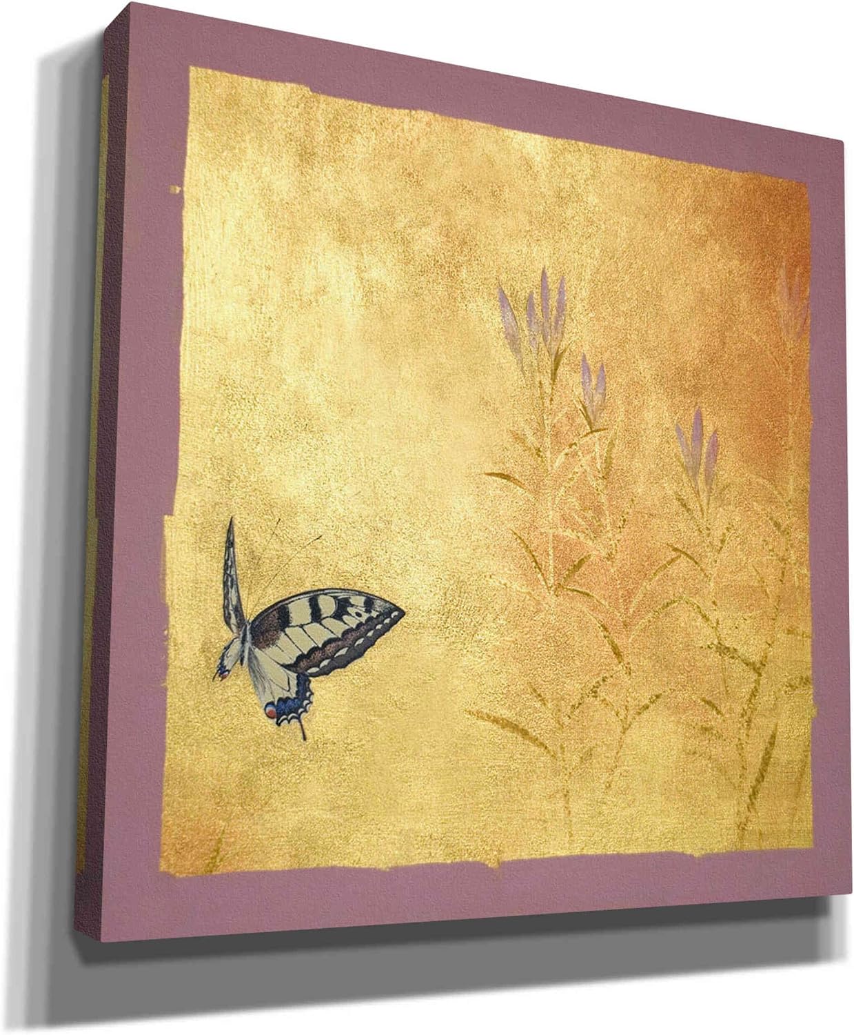 Epic Graffiti 'Butterfly R' by Zigen Tanabe, Canvas Wall Art, 12"x12"