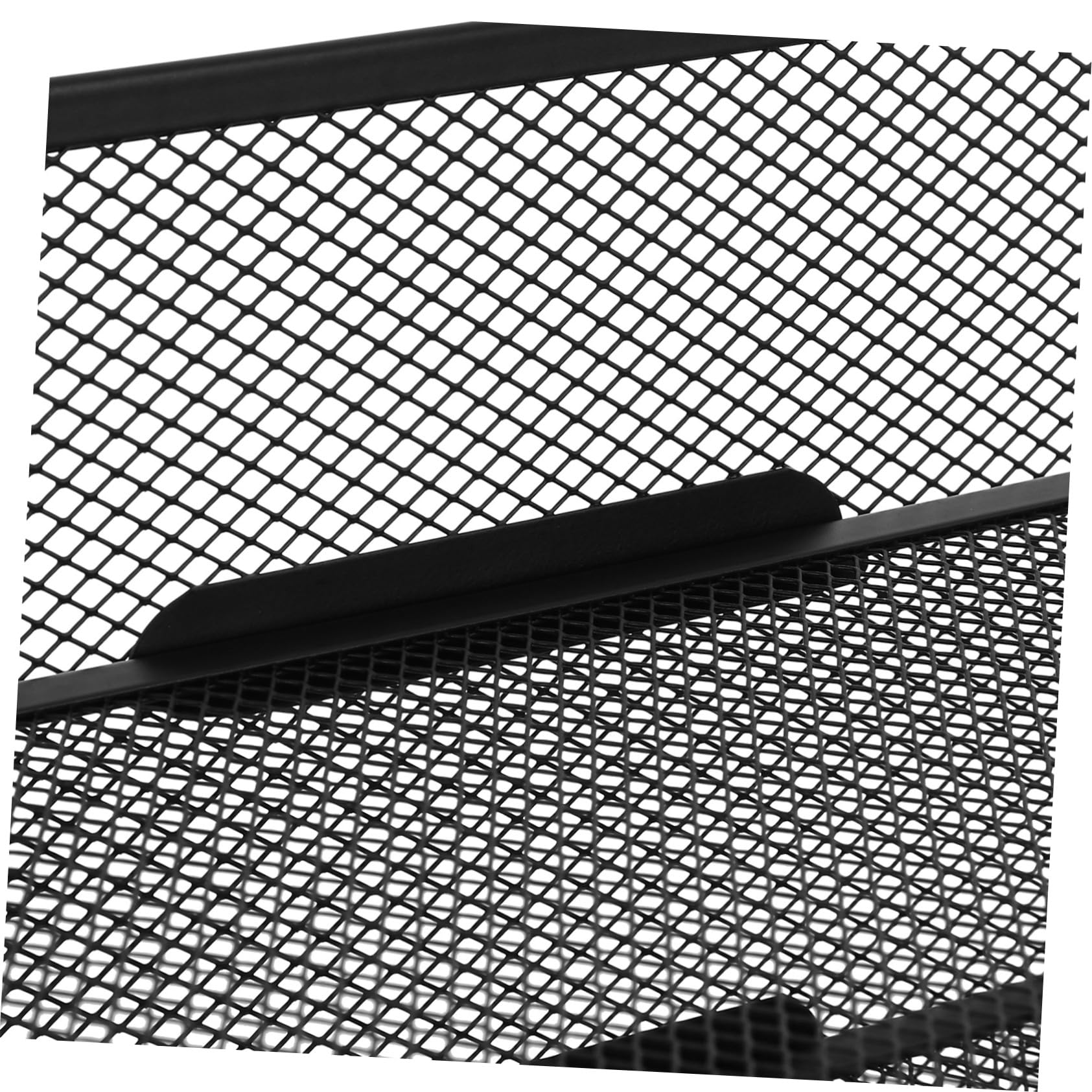 OSALADI 4livello Organizzatore per Documenti in Rete Metal Portadocumenti con Maniglia Struttura Quattro Organizer da Scrivania per Ufficio e Scuola