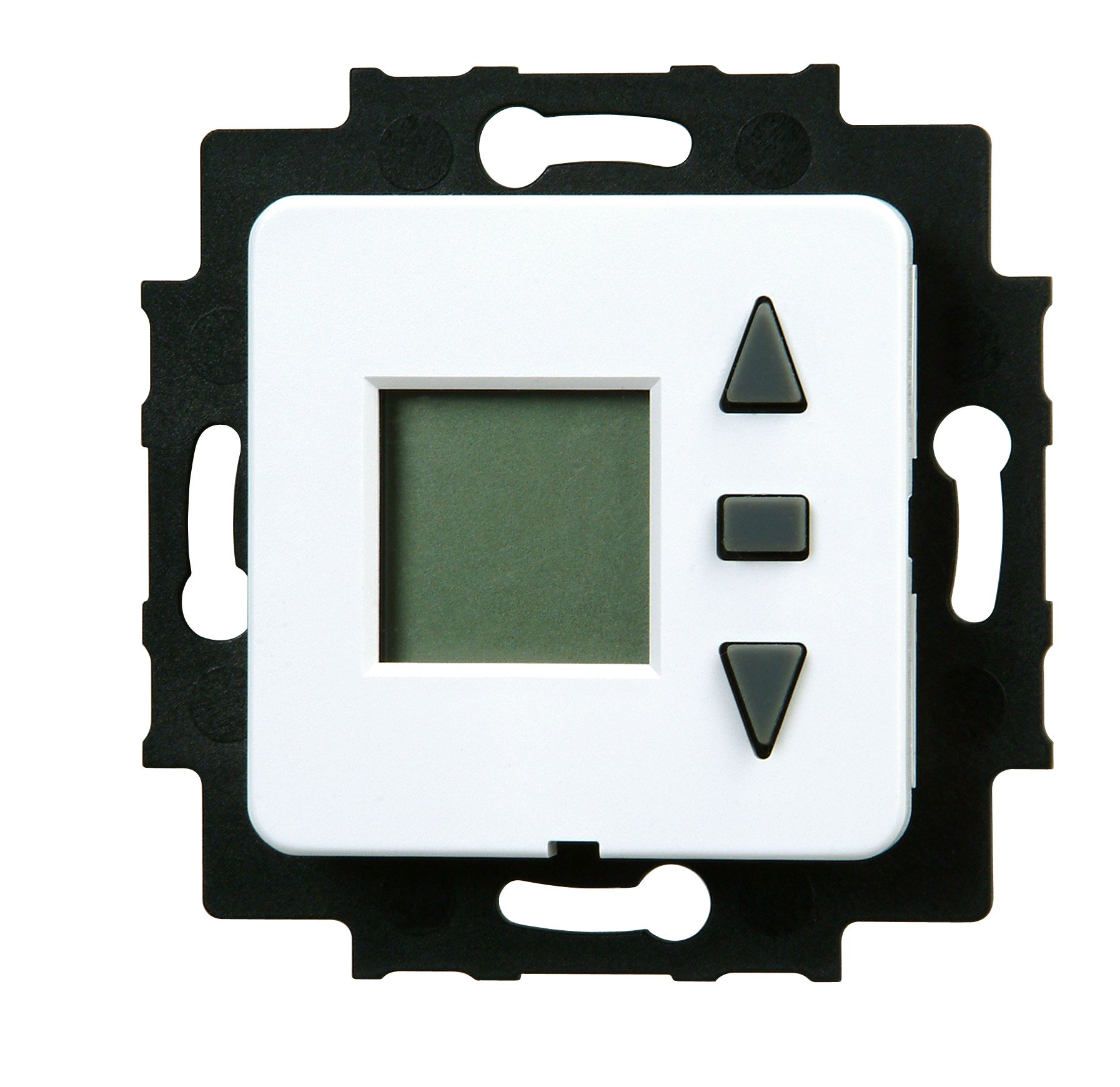 Kopp Paris/HK05 Rollladenzeitschaltuhr, automatische Steuerung von Rollläden und Markisen, Ferien-und Handsteuerung, LCD-Display, 3A, 230V~, 1500W/VA, IP20, arktis-weiß, 198513016