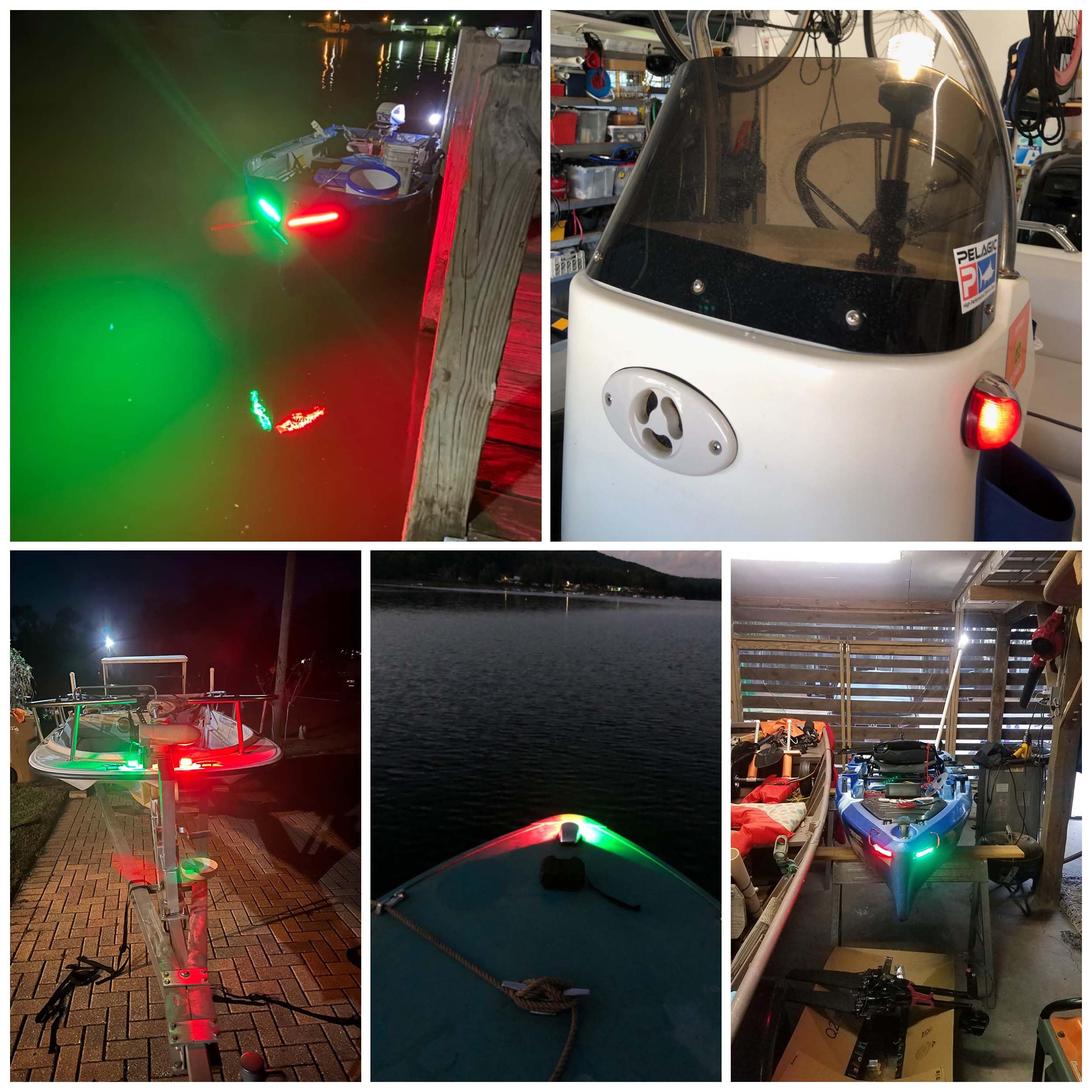 Amazon.co.jp: 航海灯12V-24V LED 航海灯 停泊灯 船 ボートの