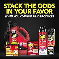 Vista 9 de Raid Ant & Roach Killer - Spray para insectos listados, mata por semanas, aroma a lavanda, 17.5 oz, paquete de 1