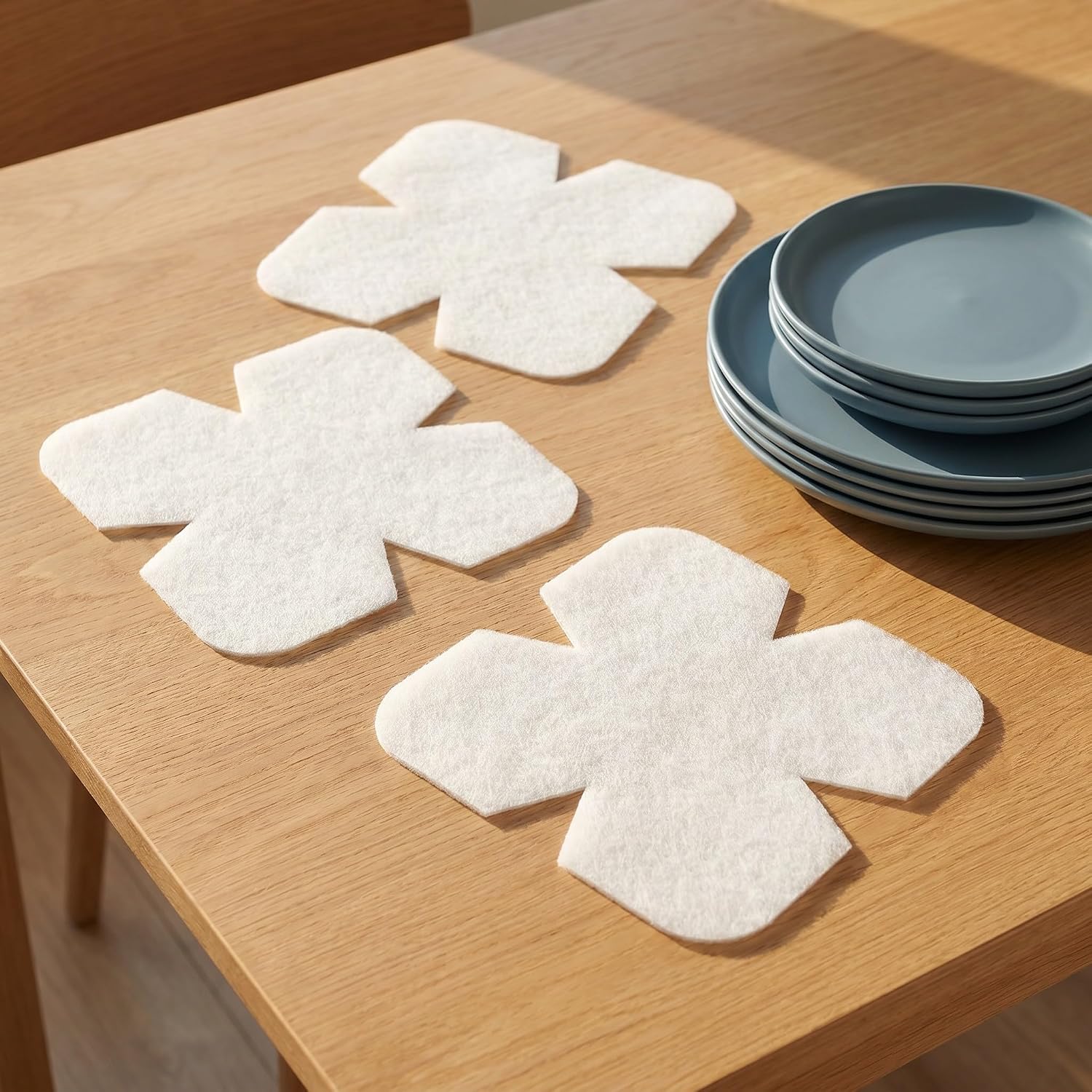 36 Piece Precut Bowl Cozy Batting Felt Cloth for Sewing