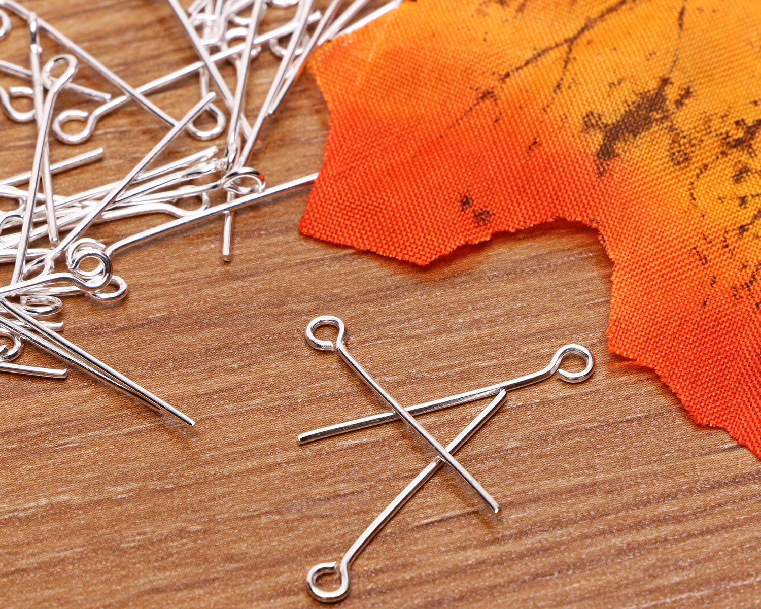 Eye Pin Shapenty 500PCS Mini Metal Wie Eyepins Beading Small Open