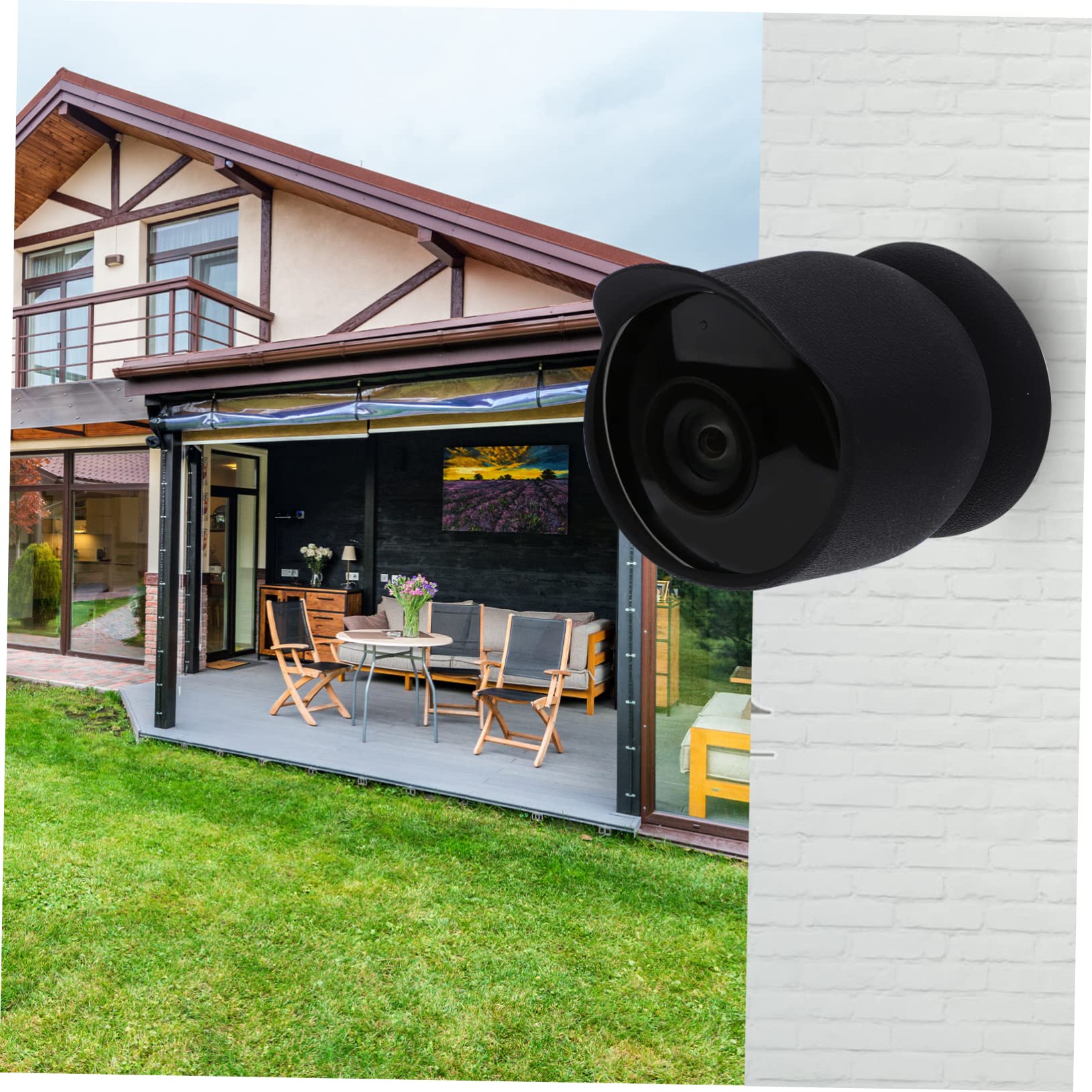 Copertura Per Telecamera Di Sicurezza Da 5 Pezzi Copertura Antipioggia Per Telecamera Custodia Protettiva Antipioggia Per Esterni Resistente Alle Intemperie