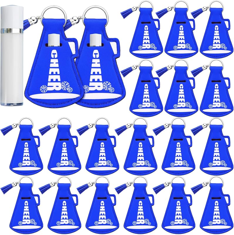 Cheer Gifts Bulk Lip Balm Holder Keychains Tassel