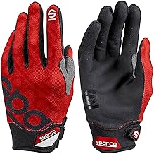 Sparco Meca 3 Guanti Taglia 10 (M) Rosso