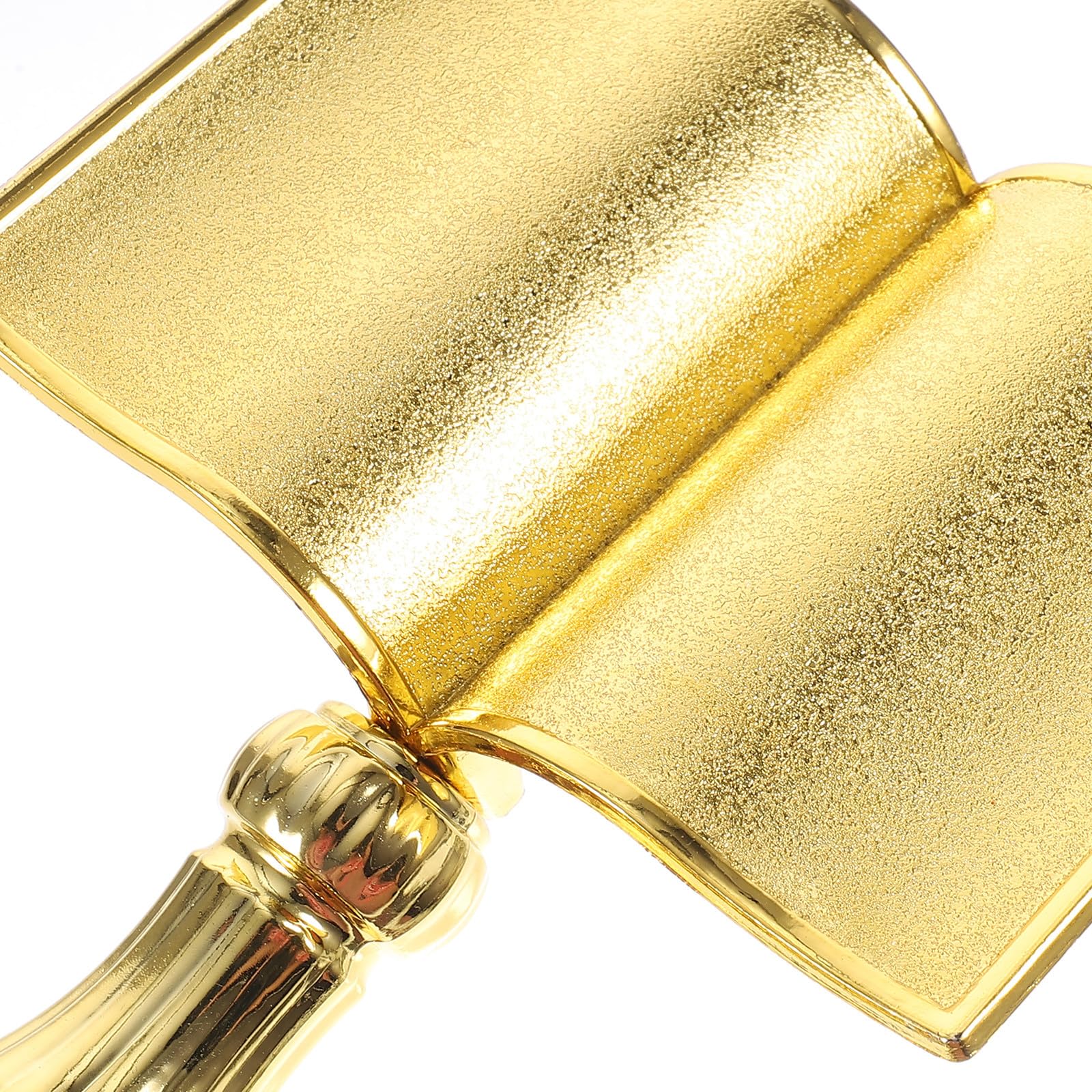 Toddmomy Trofeo para Premiar de Plástico Dorado de Diseño Exquisito y Práctico en Bibliotecas para Colecciones