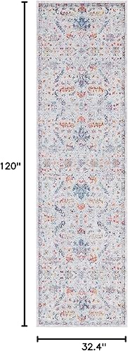 Miniatura 84 de Rugs.com Budapest Collection - Alfombra de área de 9 x 12 pies, color marfil, alfombra de pelo bajo perfecta para salas de estar, comedores grandes