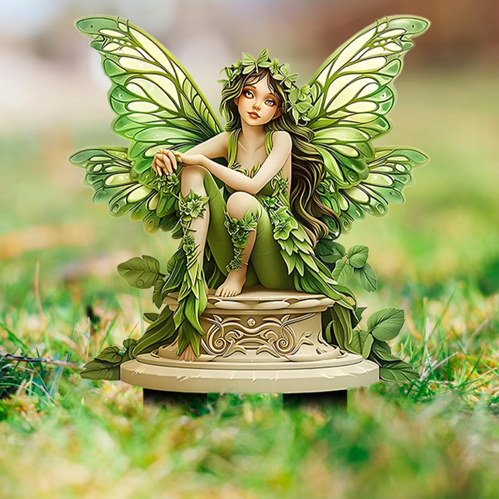 2x Da Giardino Decorazione Fatata 2D Ornamenti Decorativi Multifunzionali Farfalla