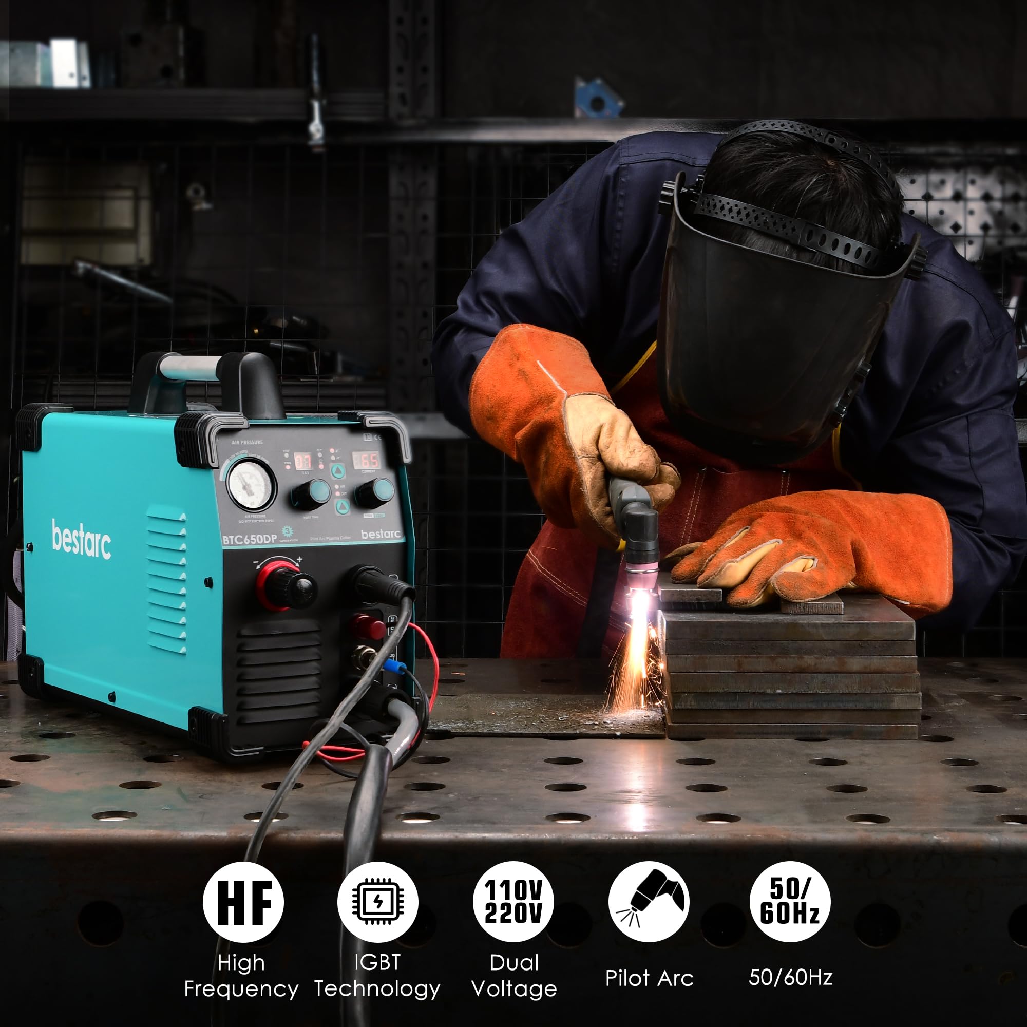 Bestarc Plasma Cutter, Pilot Arc BTC650DP 3rd Generation