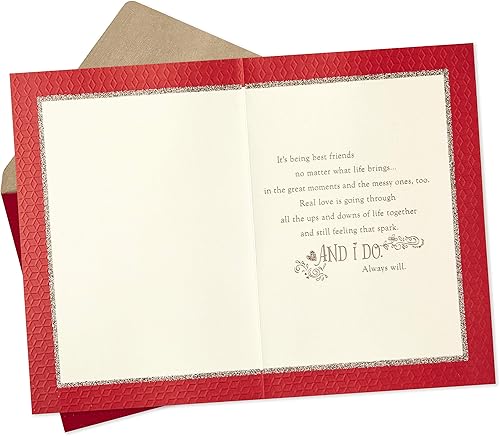 Miniatura 9 de Hallmark Divertida tarjeta de aniversario, tarjeta de amor, tarjeta de cumpleaños romántica (I Love You More Than Fill in the Blank Stickers)