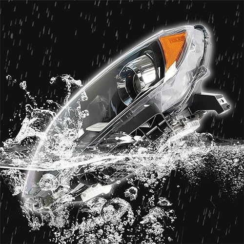 Miniatura 4 de labwork Conjunto de faros delanteros de repuesto para faros delanteros Sentra 2016-2019 con proyector DRL lado del conductor izquierdo