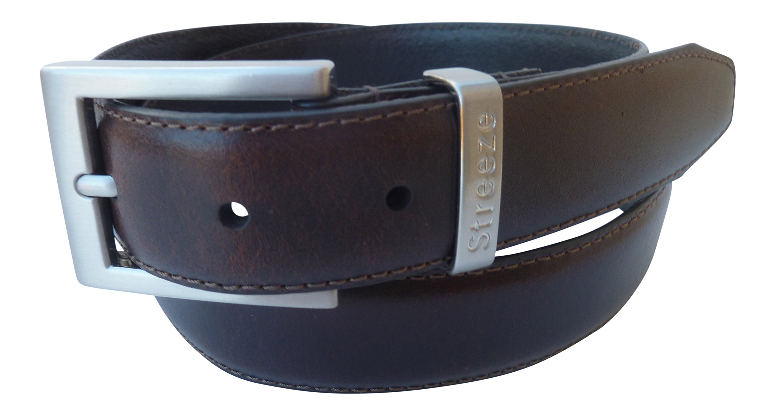 Streeze 30mm Mens Real Leather Belt Sizes Small 2XL