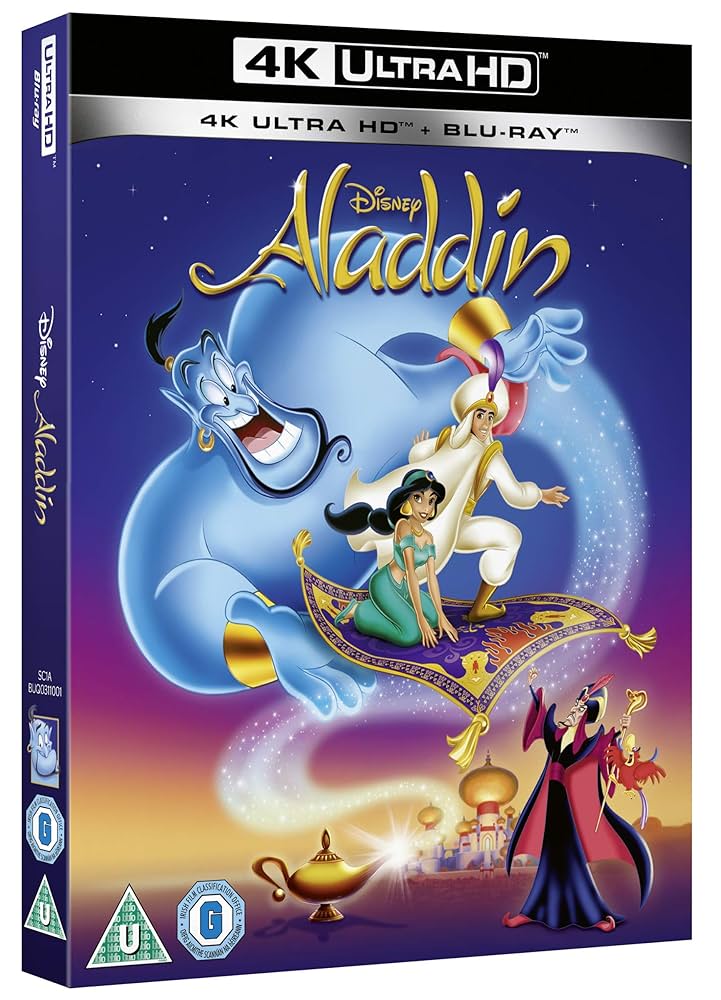 Amazon.com: Disney's Aladdin UHD [Blu-ray] [2019] [Region