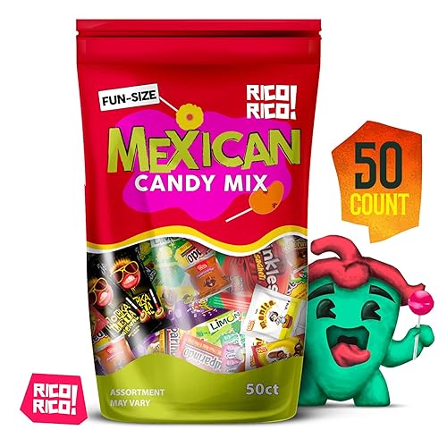 Miniatura 6 de OLÉ RICO Caramelo mexicano 50 piezas - Dulces Mexicanos Surtidos aperitivos mexicanos dulces mexicanos mezcla de surtido de dulces dulces y picantes