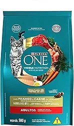 Ração Gatos Adultos PURINA ONE Frango e Carne 500g